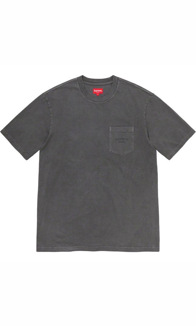 Supreme Overdyed Pocket Tee Men s Fashion Tops Sets Tshirts