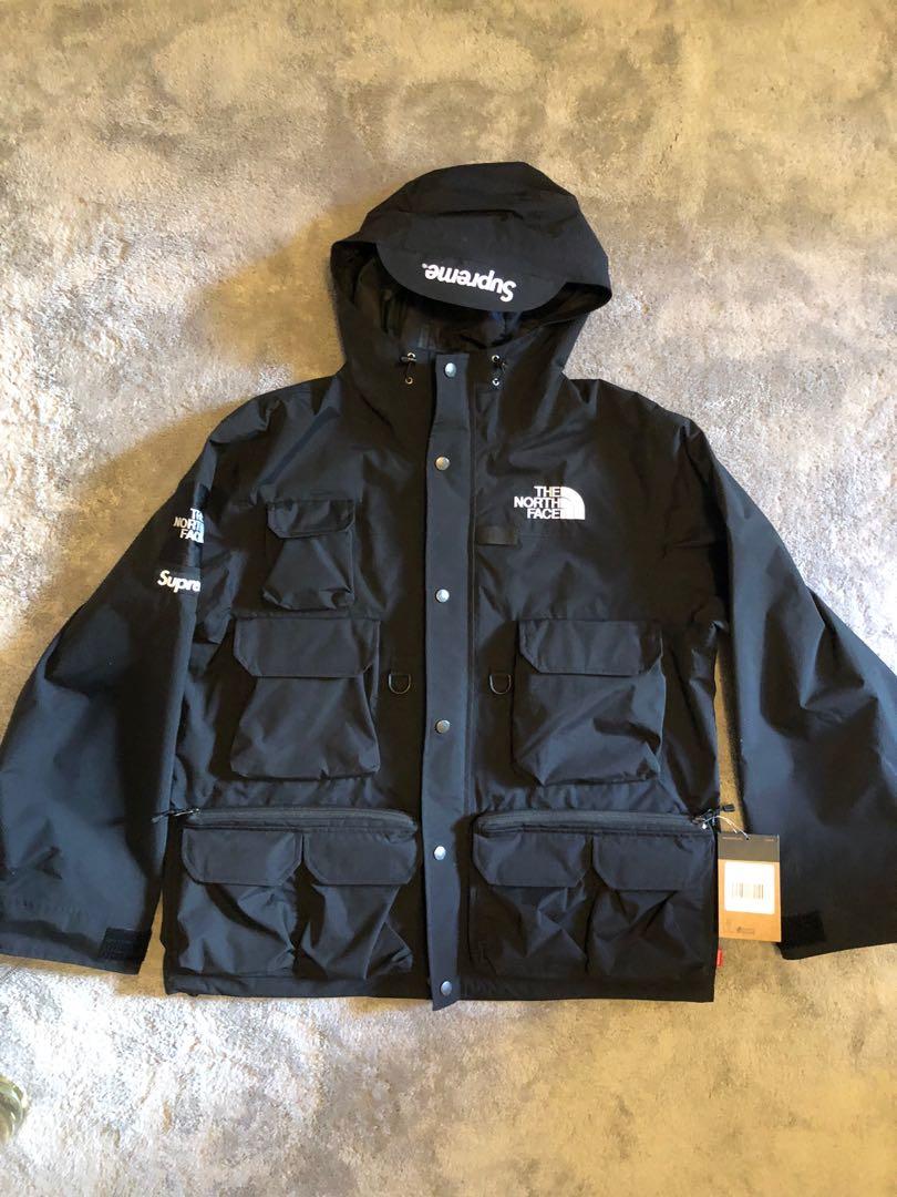 Supreme x the north face cargo jacket Black M, 男裝, 外套及戶外