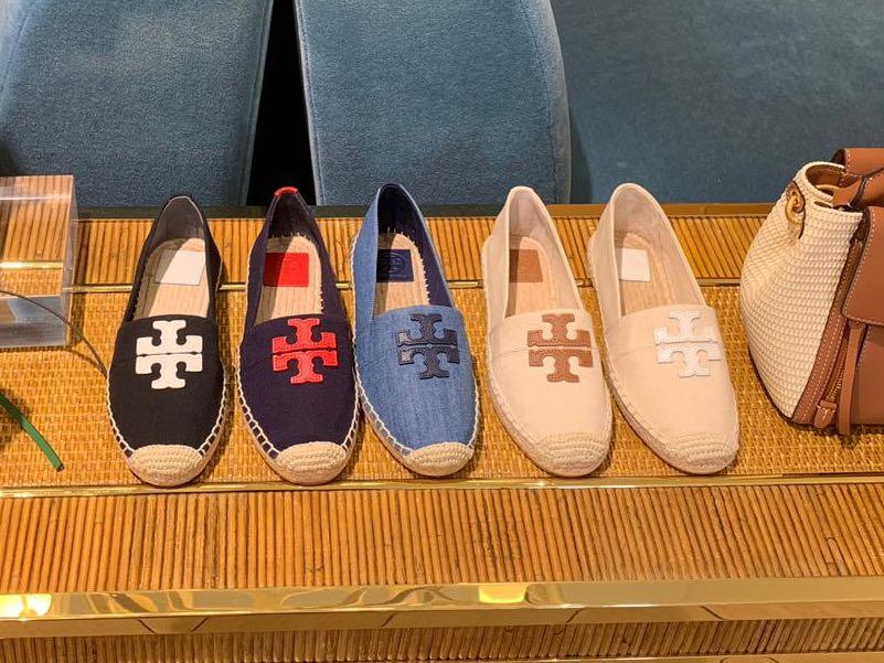 tory burch canvas shoes