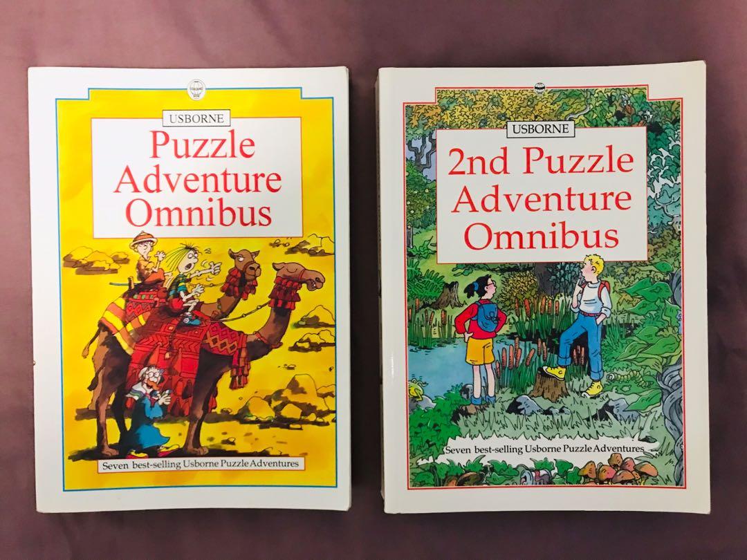 Usborne Puzzle Adventure Omnibus Collection Hobbies Toys Books