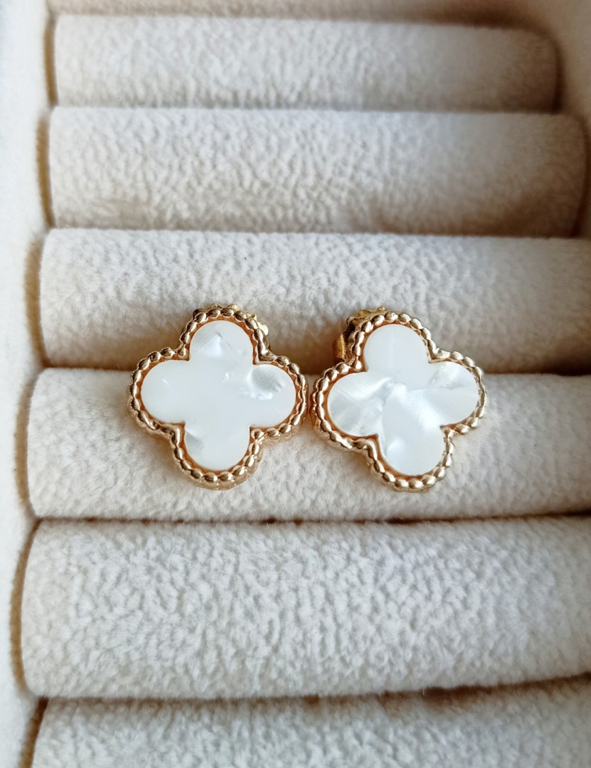 Vca mother of sales pearl earrings