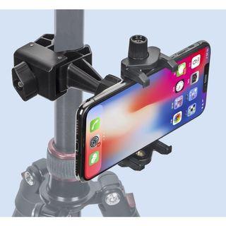 Yunteng VCT-100 Mobile Phone Clip with Crab Clamp Camera Tripod Holder Multi-functional Horizontal And Vertical Clip