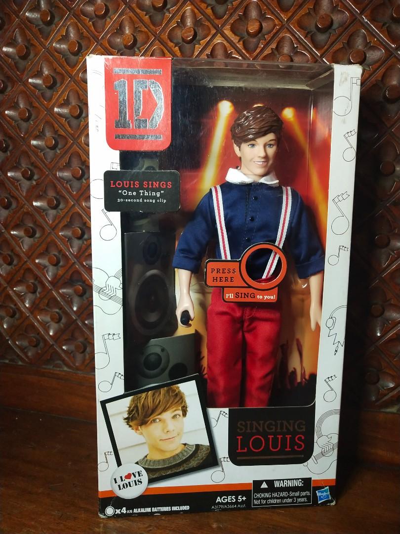 ONE DIRECTION 2012 LOUIS TOMLINSON 12" Collector Boy Band Doll 2 Mini  Figures