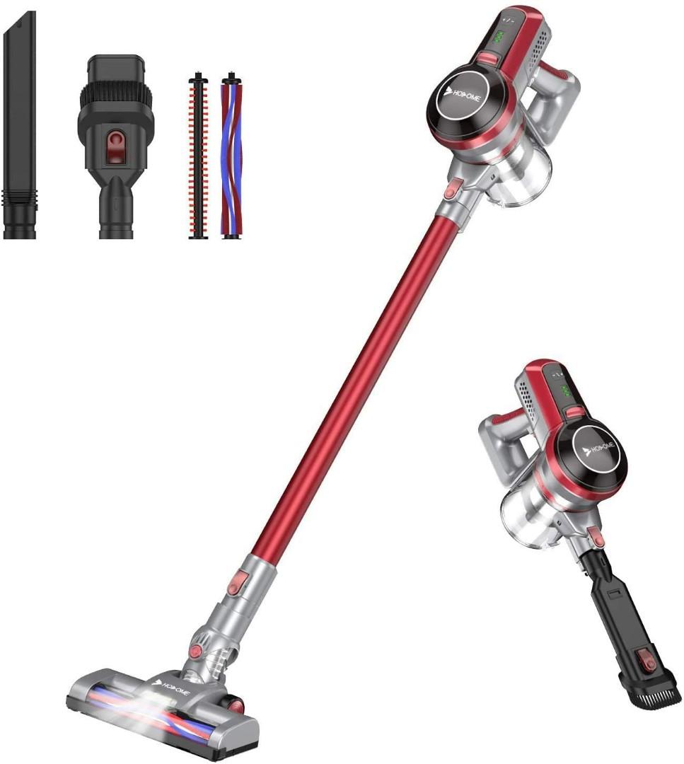 2044 Hosome Cordless Vacuum Cleaner 20000 Pa 3 in 1 Handheld Upright Stick Cleaner 160 W Strong Suction and Efficient Filtration System 2200mAh