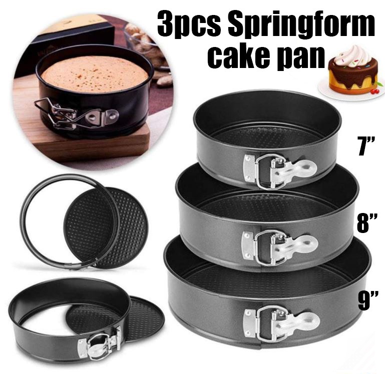 3pcs round springform pan 7 inch 8 inch round cake pan ...