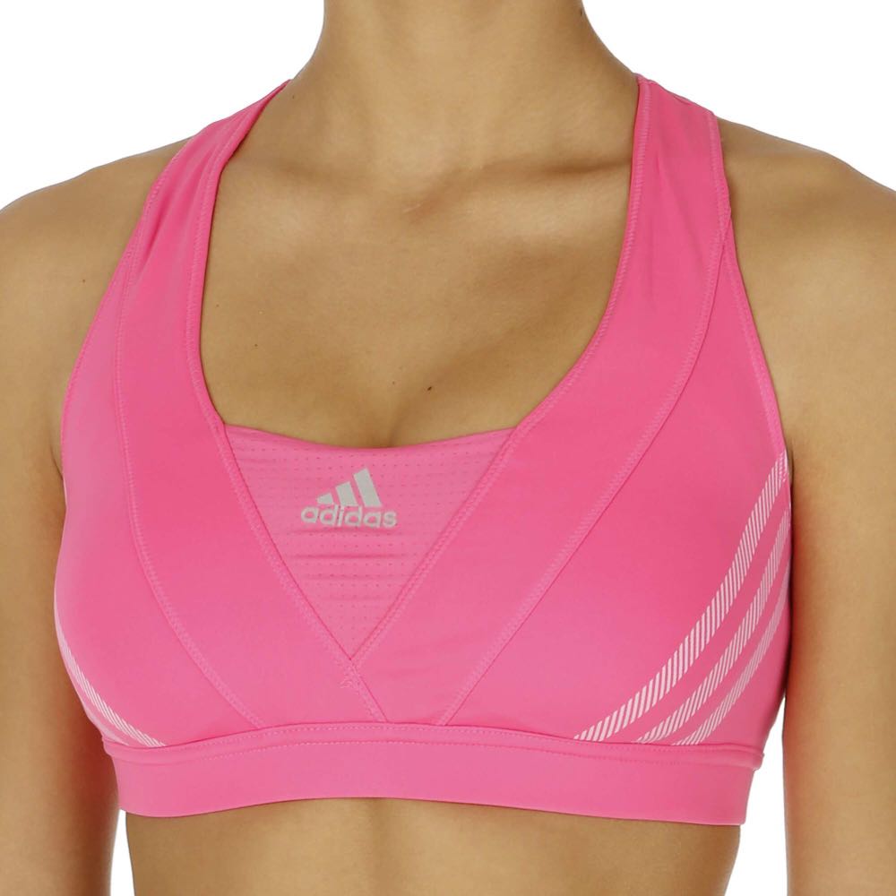 adidas pink sports bra