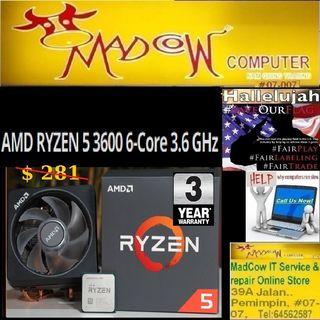 Amd Ryzen 5 3600 Cooler Fan Electronics Carousell Singapore