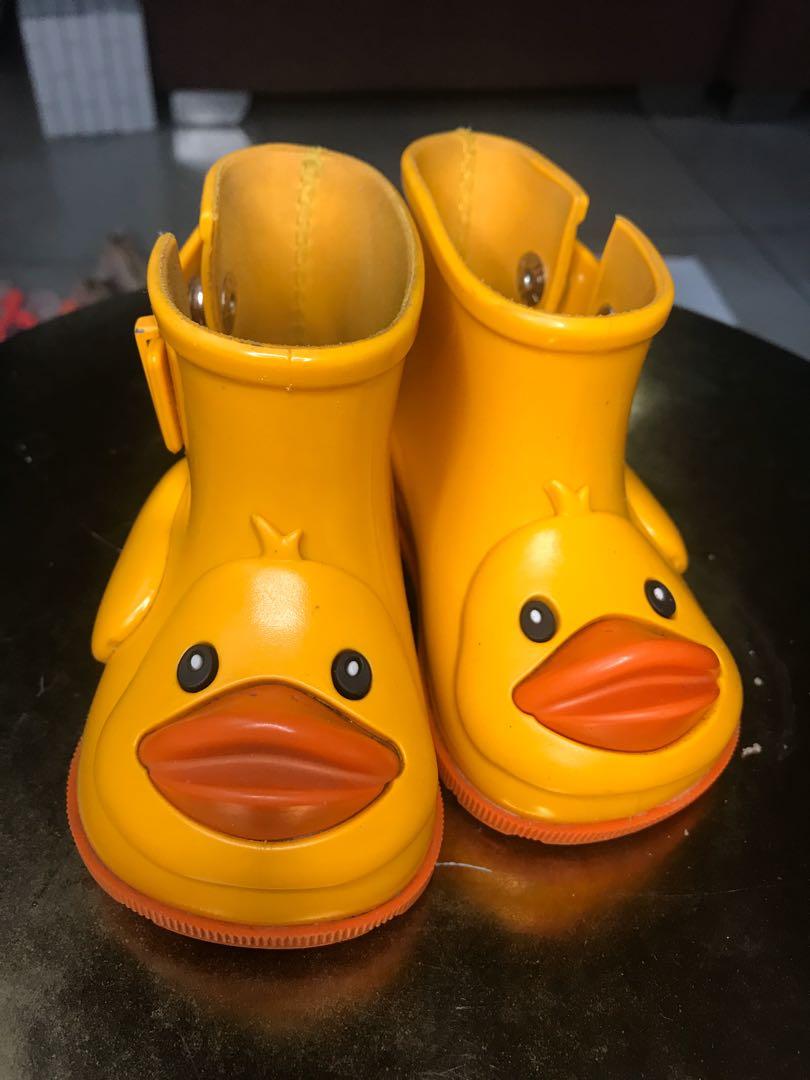 Authentic Mini Melissa duck boots size 