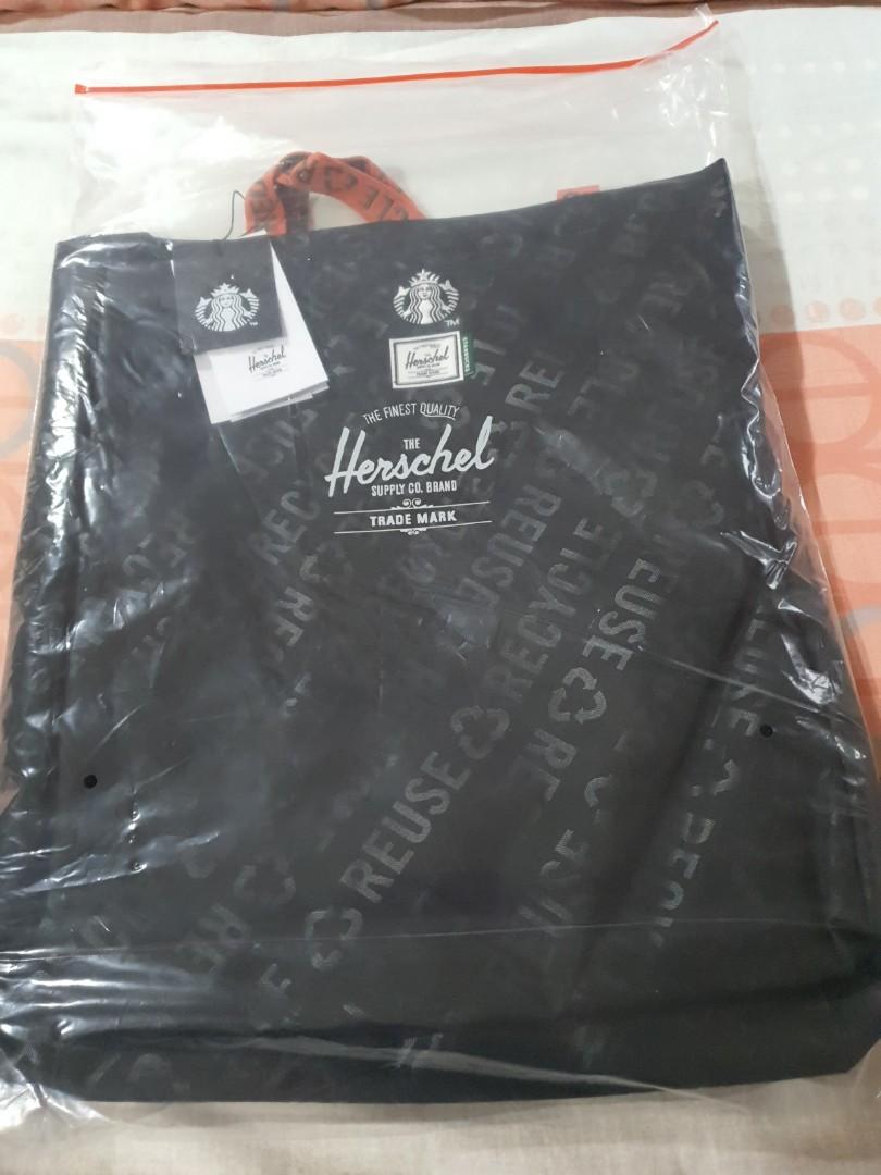 Starbucks herschel sales tote bag