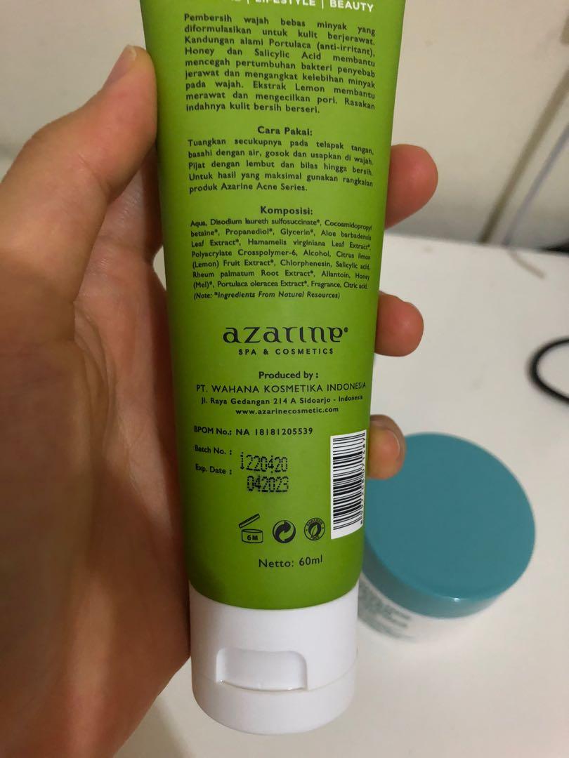 azarine acne gentle cleansing foam