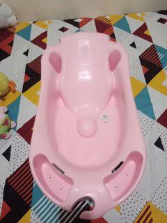 Bath Tub with Net ( For Baby - color baby pink)