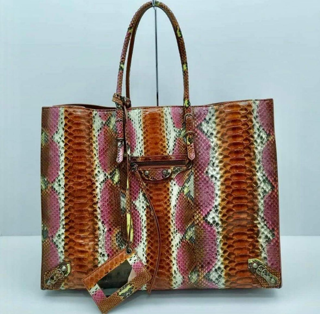 balenciaga python bag