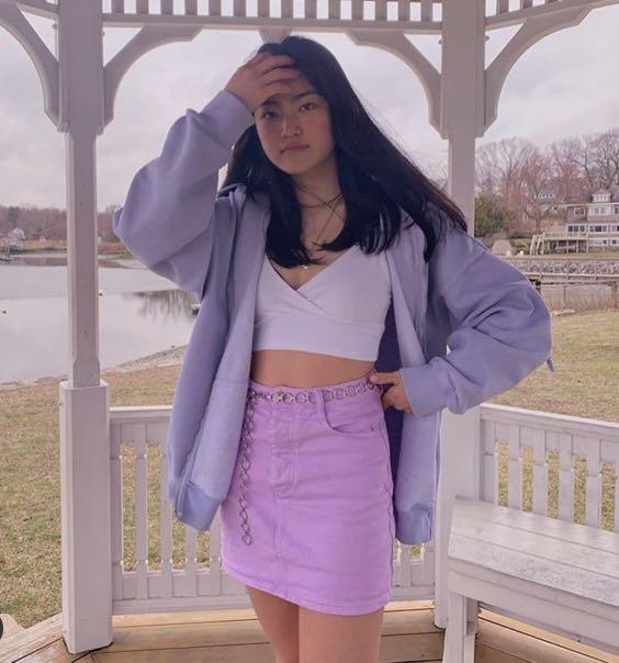 BNWPT Brandy Melville Periwinkle Carla Hoodie Women s Fashion
