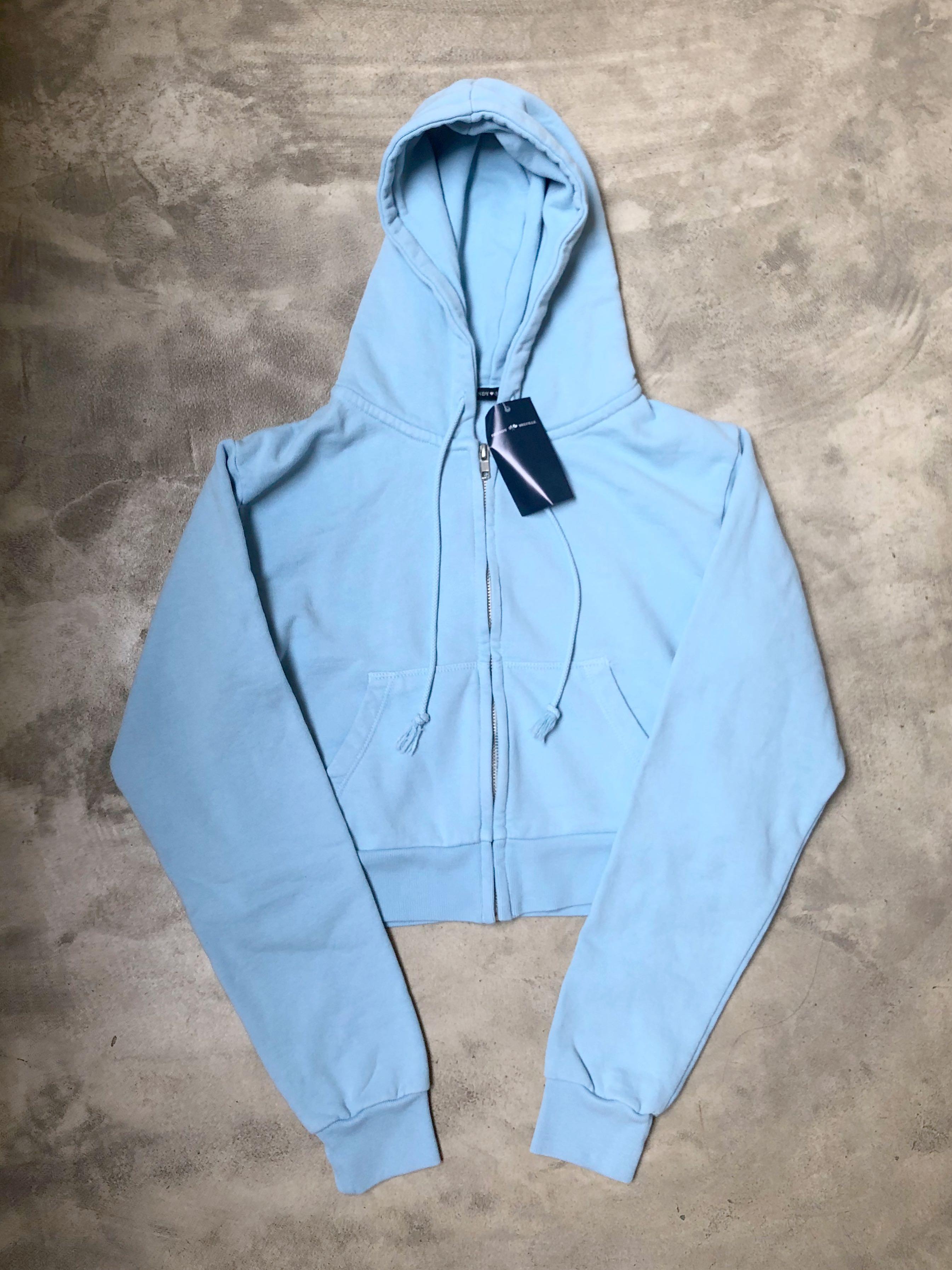 blue crystal hoodie