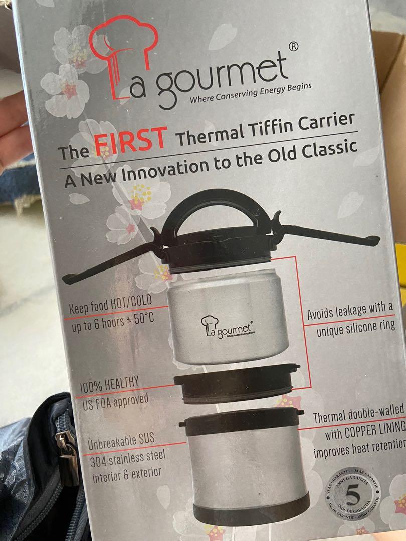 brand new la gourmet 2 tier thermal tiffin carrier Furniture