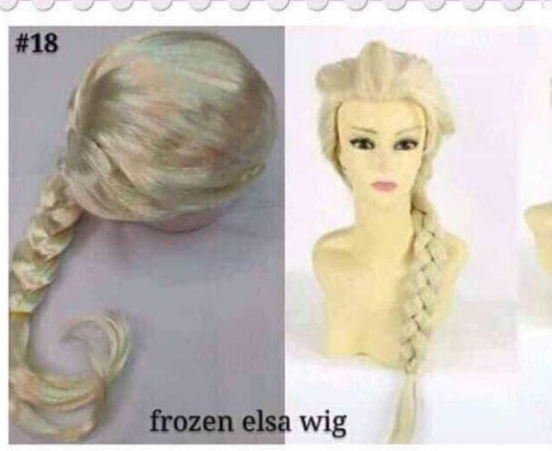 elsa wig for kids