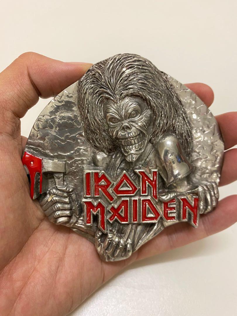 Iron maiden belt buckle store