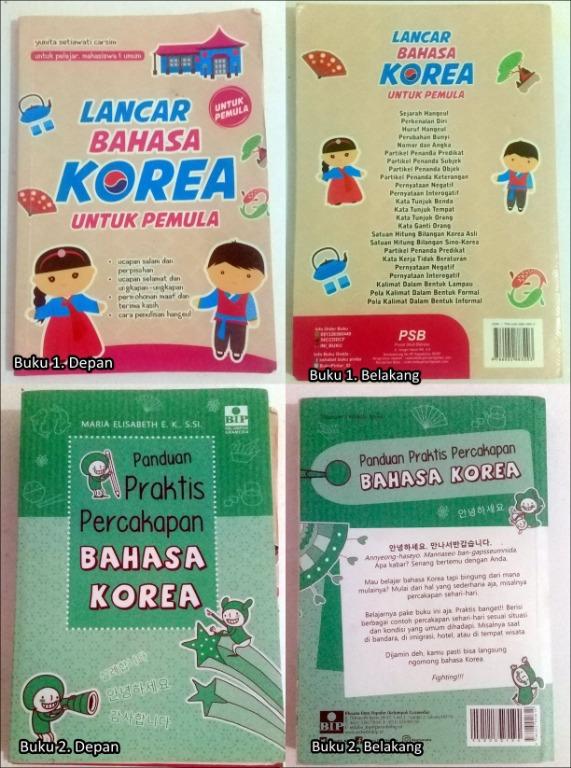 Buku Belajar Bahasa Korea Buku Alat Tulis Buku Pelajaran Di Carousell