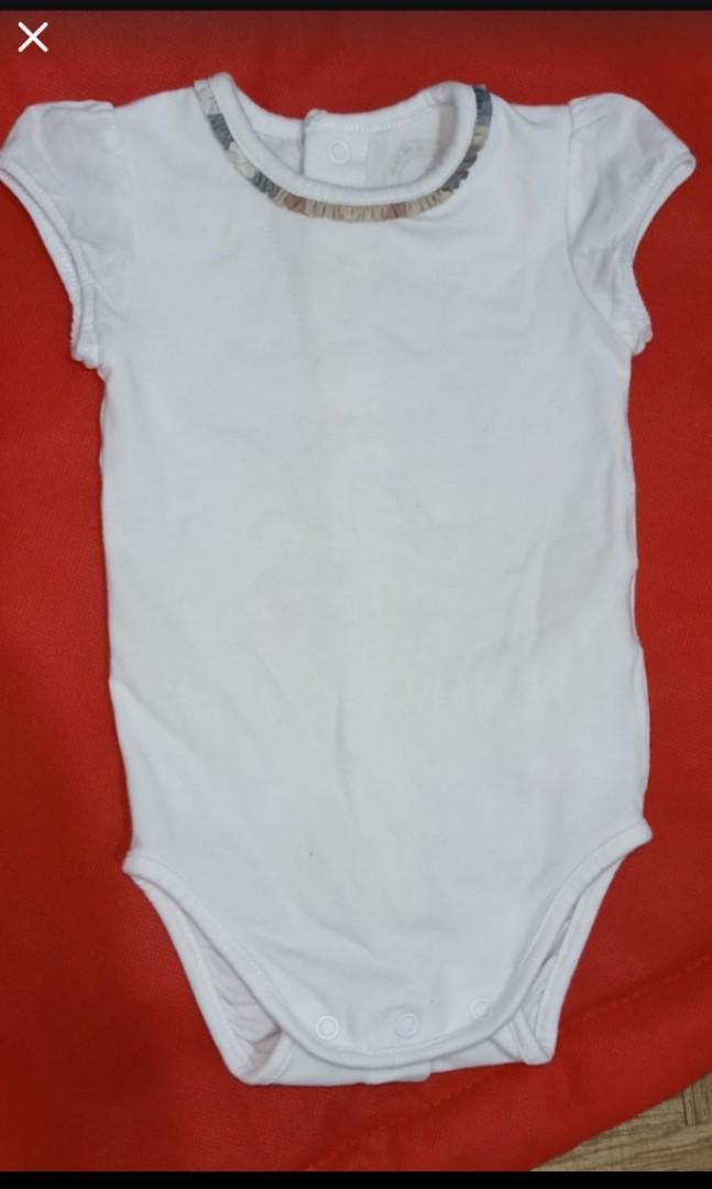 burberry newborn onesie