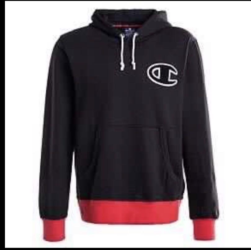 Red champion hoodie big c online