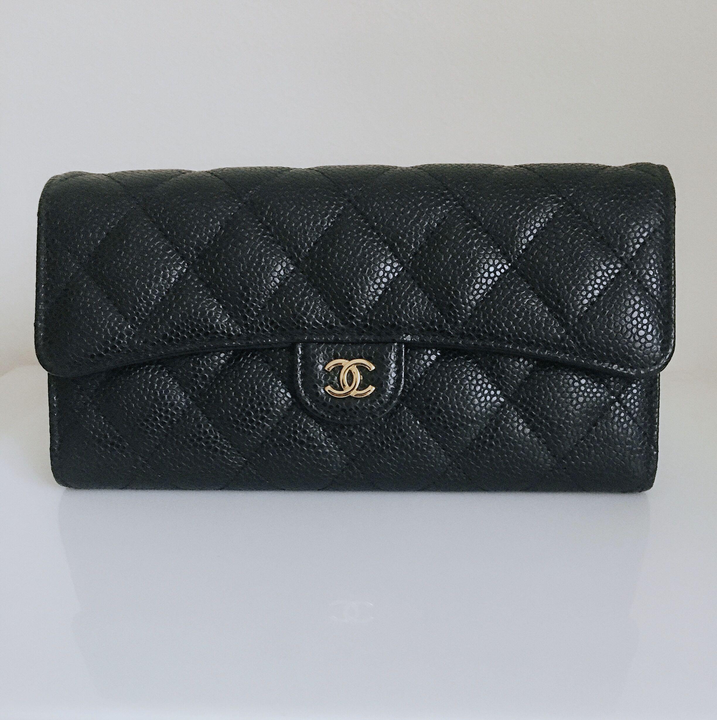 Chanel Classic Long Flap Wallet - Authentic, Luxury, Bags 