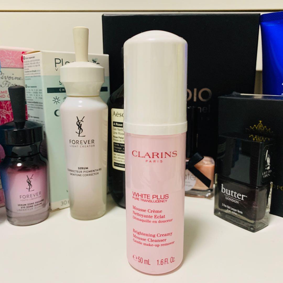 clarins white plus mousse cleanser