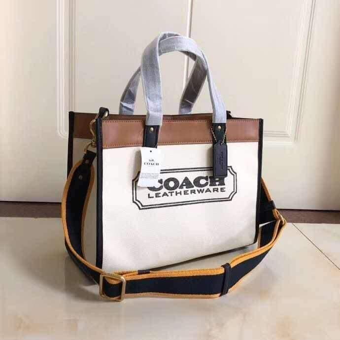 coach leatherware tote bag