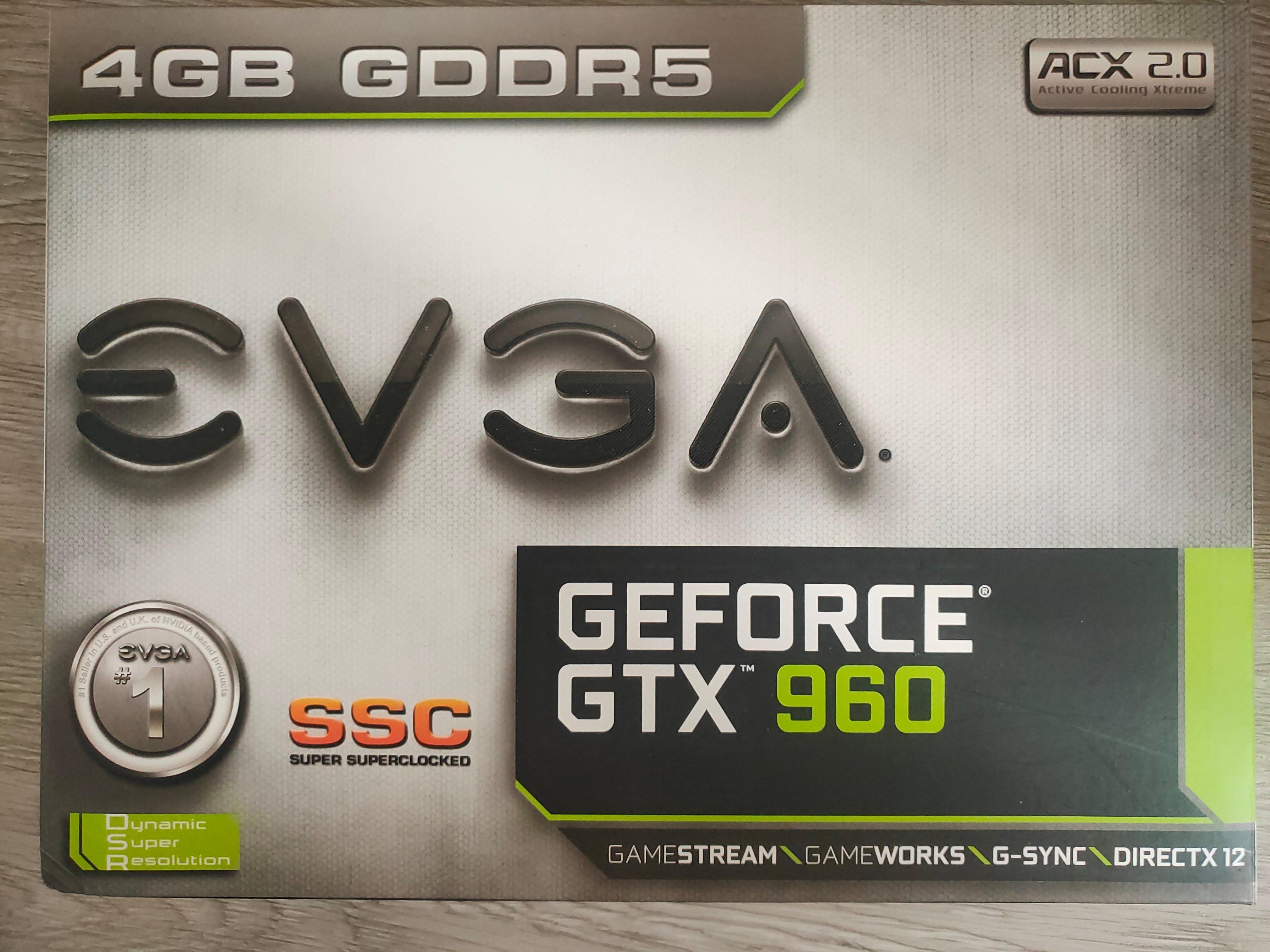 Evga Gtx 960 Ssc 4gb Electronics Computer Parts Accessories On Carousell