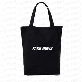 Fake News Tote Bag