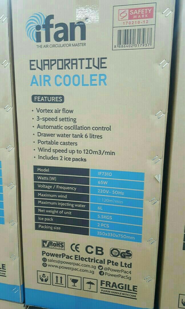 Farher day special! new air cooler 98, call now, Health & Beauty, Hair