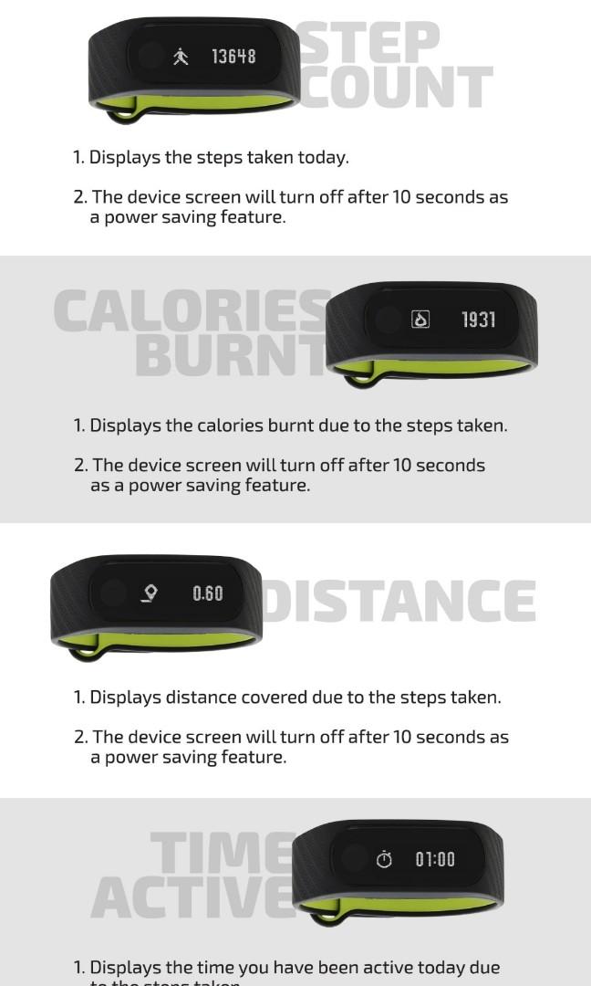 Fastrack reflex 2.0 second generation activity tracker with added features new arrivals