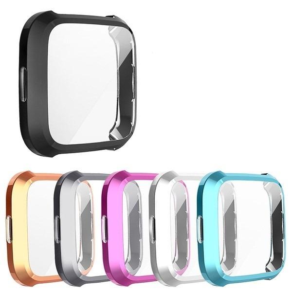 Fitbit Versa Lite Protector Soft TPU Case Full Body Cover bumper protective