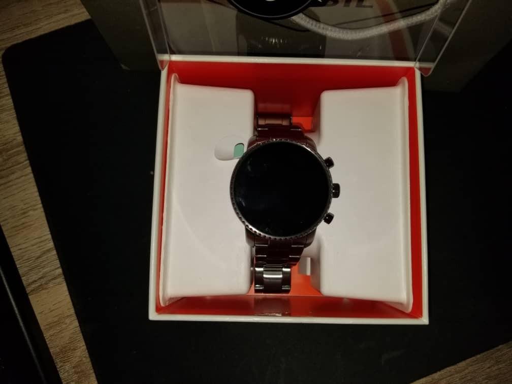 Fossil Exploring Gen 4 HR Gunmetal Smart Watch FTW4012