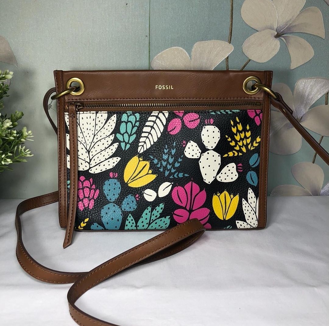 Violet crossbody bag fossil outlet