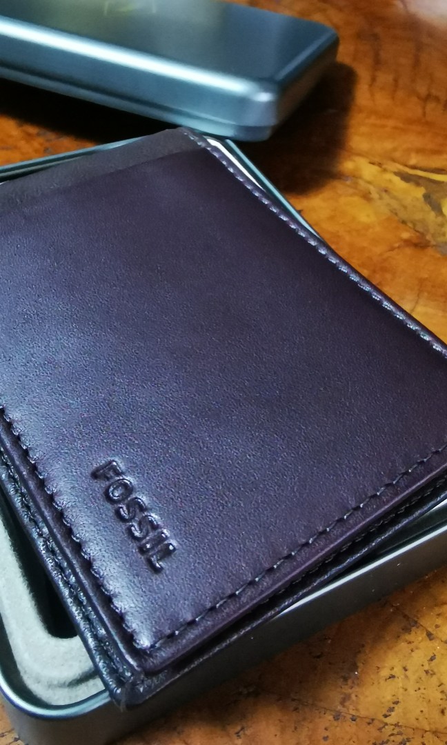 Fossil Ward RFID Money Clip Bifold- New, Men&#39;s Fashion, Bags & Wallets, Wallets on Carousell