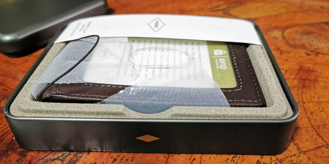 Fossil Ward RFID Money Clip Bifold- New, Men&#39;s Fashion, Bags & Wallets, Wallets on Carousell