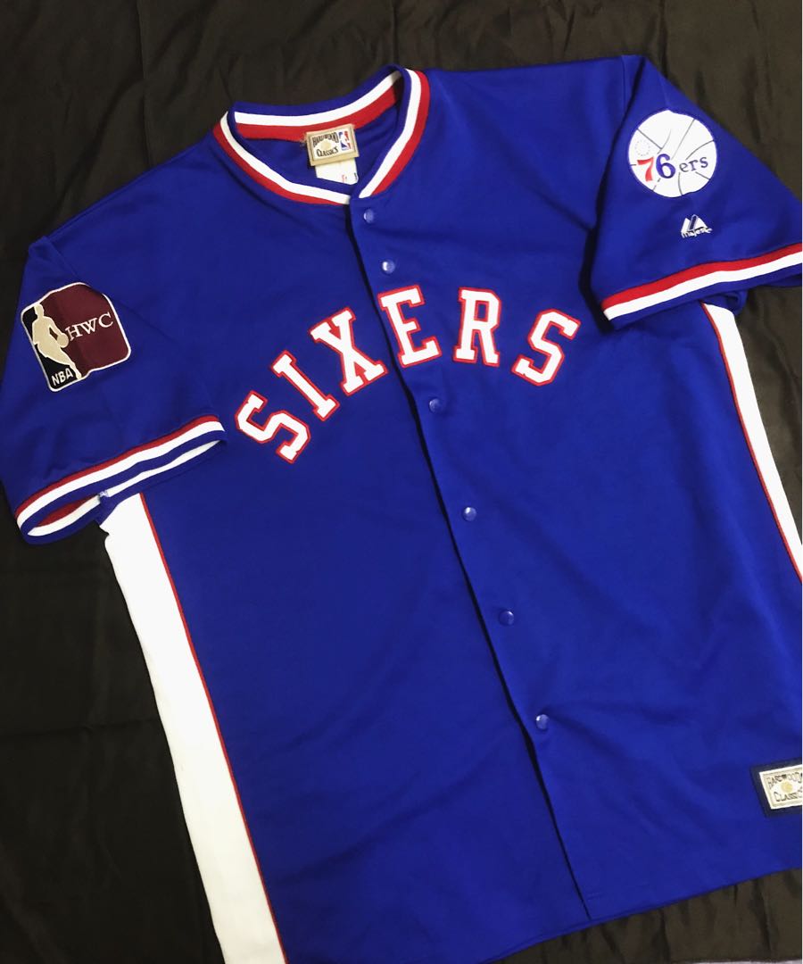 76ers baseball jersey