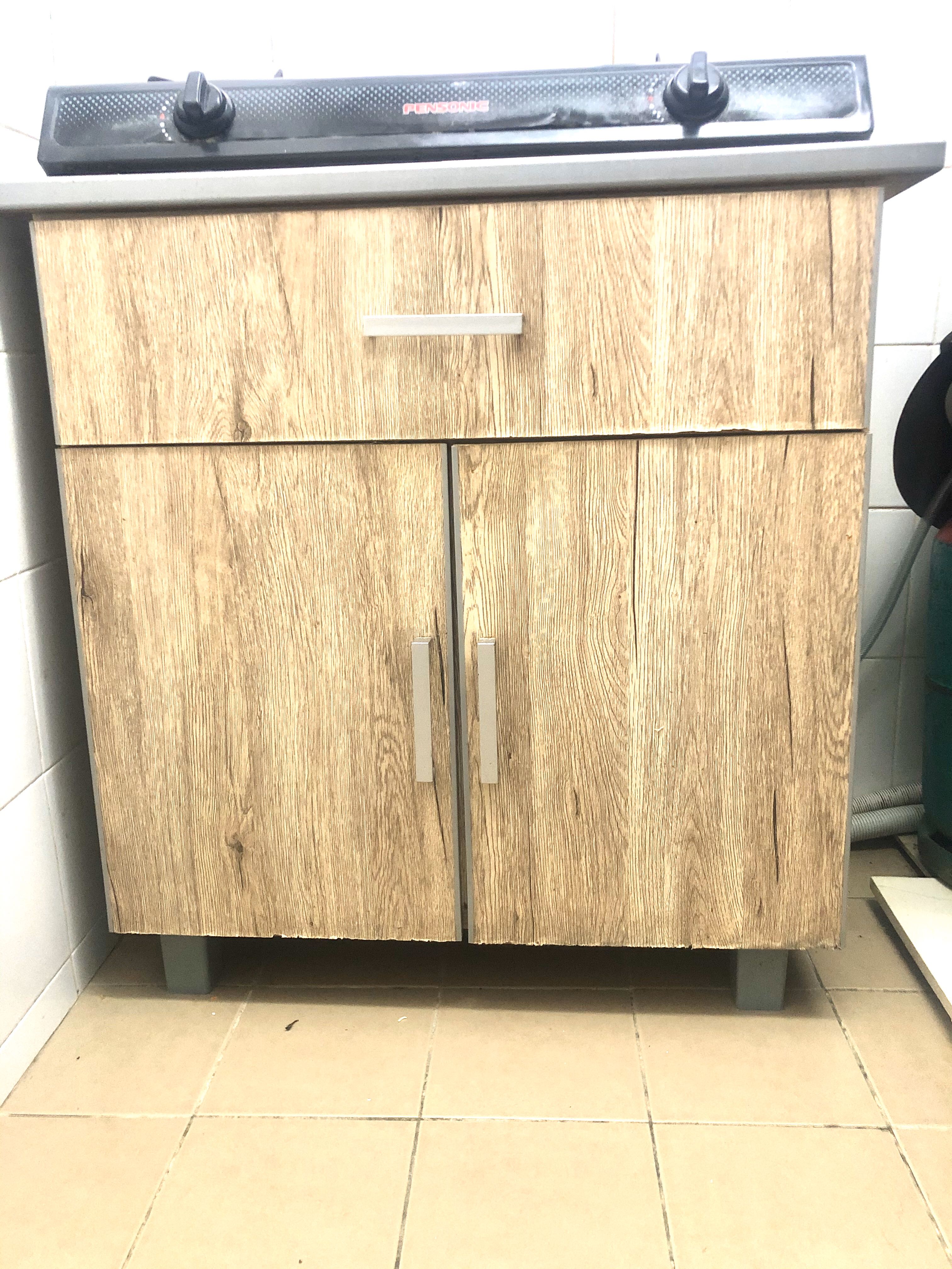 Gas Stove Kitchen Cabinet Home Furniture Furniture On Carousell