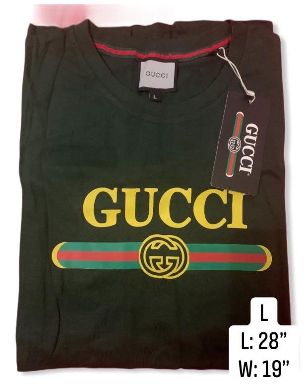 Gucci Dark Green T Shirt, Men's Fashion, Tops & Sets, Tshirts & Polo Shirts  on Carousell