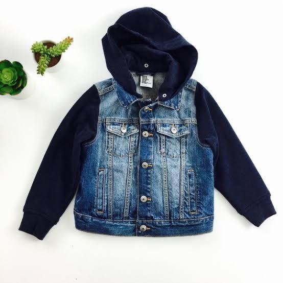 Hxxm denim jacket with hood Clearance