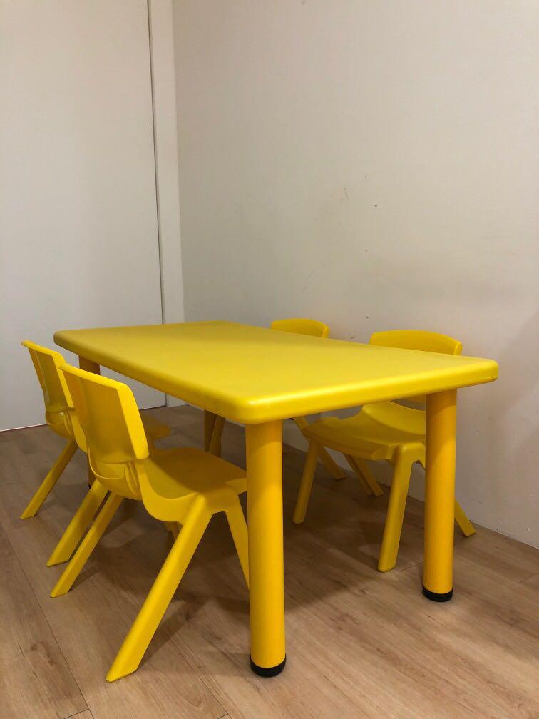 used kids table and chairs