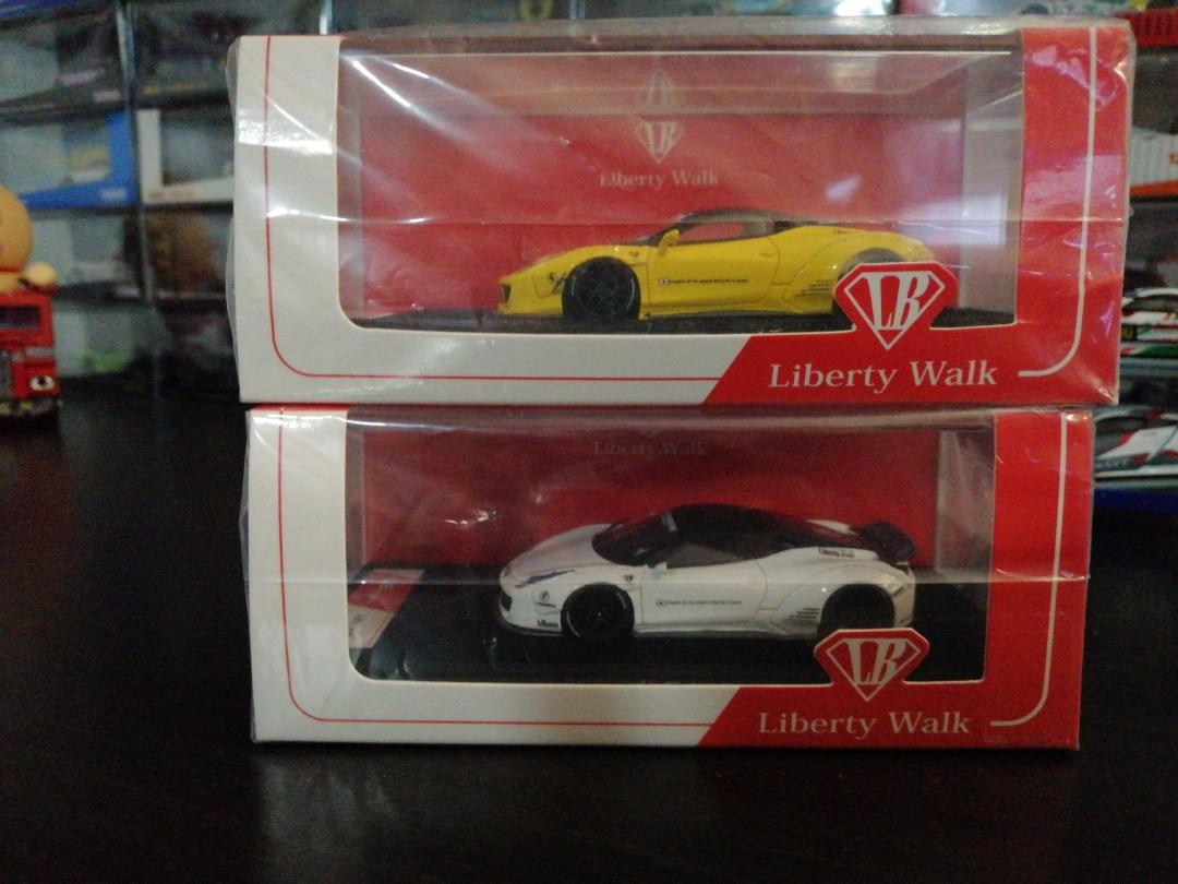 LBWK フェラーリ458 メッキパープル 1/64非JEC　メッキレッド