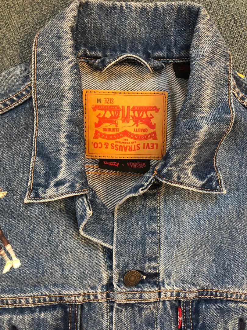 Levi's Stranger Things Denim Jacket, Men's Fashion, Coats, Jackets and  Outerwear on Carousell