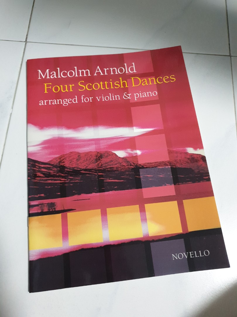 Malcolm Arnold Four Scottish Dances Arranged For Violin Piano Hobbies Toys Music Media Music Scores On Carousell