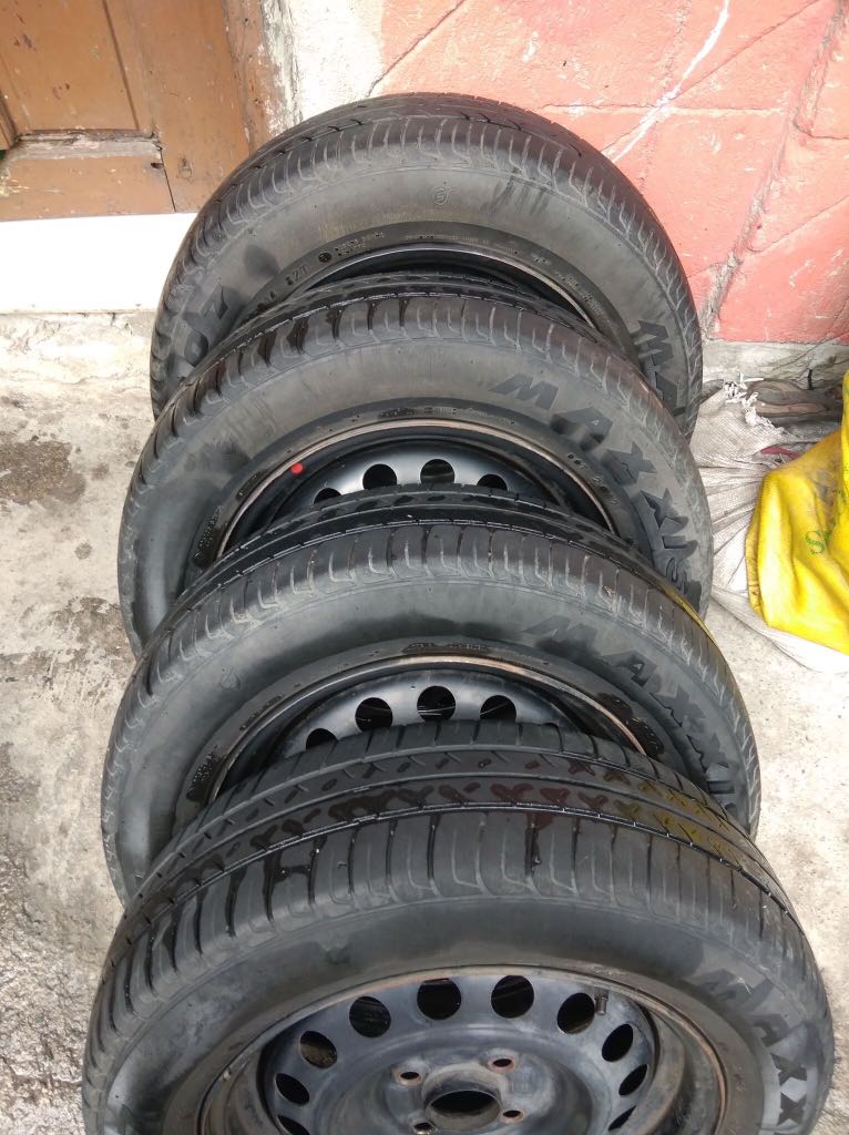 Mirage Stock Mags and Tires, Car Parts & Accessories, Mags and Tires on ...