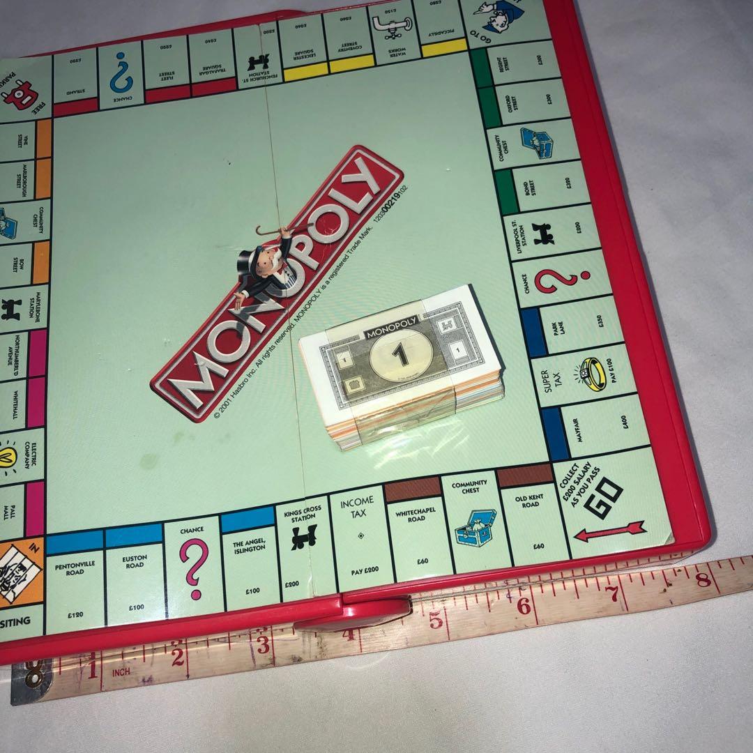 Monopoly Grab & Go (Category: Board Games & Puzzles) located in Pasig City. Submitted by decluttertrends (Listing ID 1014749196, Image 3). Description: mini monopoly board game, never used, got it from LA.