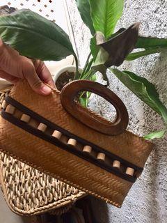 Native clutch bag from bali