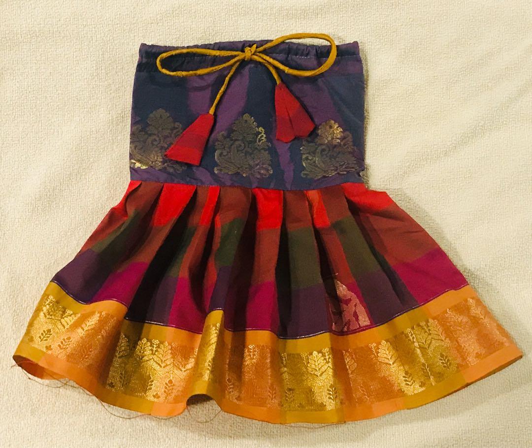 Pattu pavadai for newborn sale babies