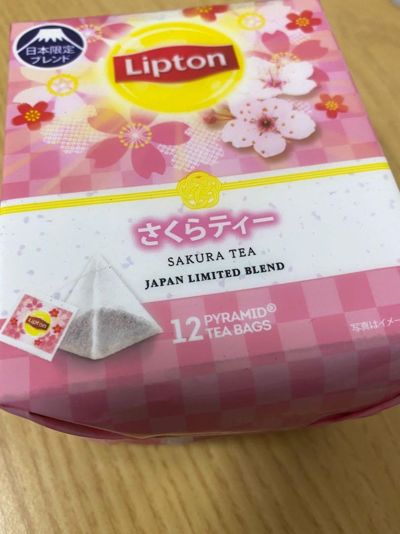 New LIPTON Sakura tea (Japan Limited) 12 tea bags Expiry 2021, Food