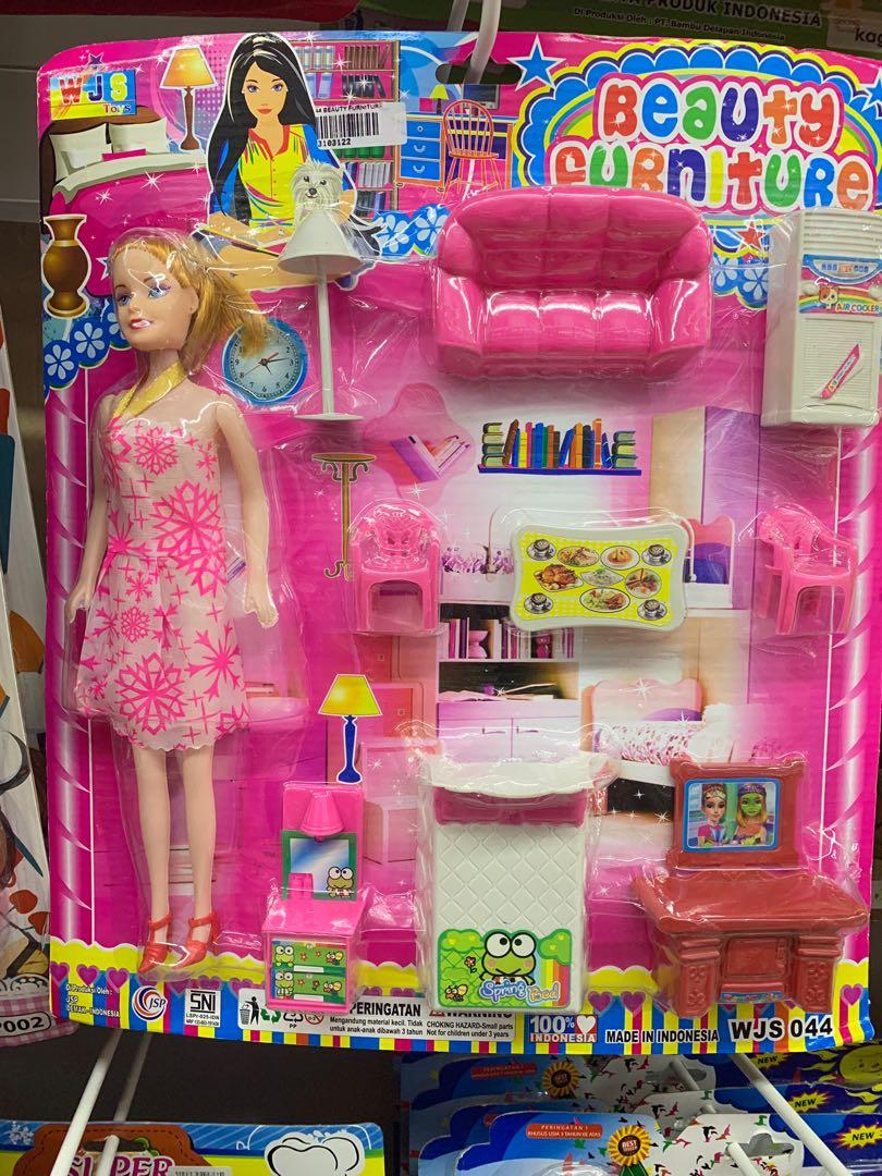 New Mainan Barbie Baby Alive Furniture Perabot Rumah Plastik Toys Collectibles Mainan Di Carousell